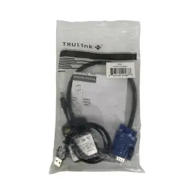 29587 Trulink C2g/cables To Go 2-port Uxga Monitor Splitter Cable 11 Inch New