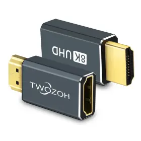 Twozoh Hd-015-amf 8k Hdmi Extension Adapter 2-pack Male To Female
