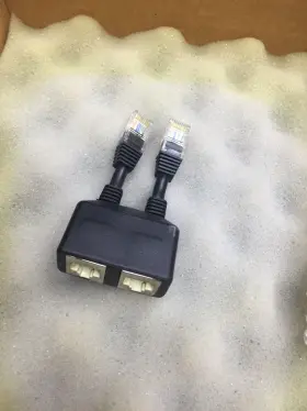 Rev.a00 Tyco Electronics. K9703 Elec. Dual Rj45male-to-rj45female Adapter
