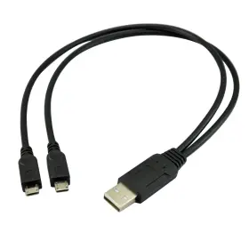 Ucec 746856453224 Dual Micro Usb Splitter Charge Cable Power Up To Two Devices A