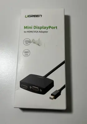 Ugreen 10439 Mini Displayport To Hdmi Vga Adapter For Macbook