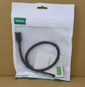 40400 Ugreen Hdmi Male To Female Extension Cable 8k 0.5m Black Braided