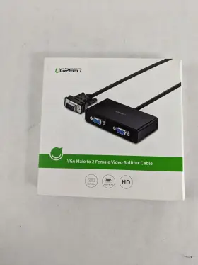 X0013a5fj3 Ugreen New Vga Splitter 1 In 2 Out Screen Duplication Supports Mirror