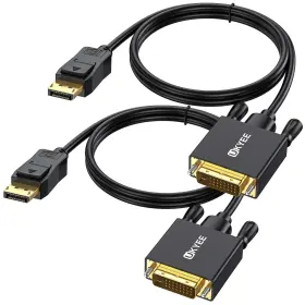 1.83m Ukyee 824007500956 Displayport To Dvi Cable 6 Feet/1.83m 2pack Display Portdp Dvid Male Mal
