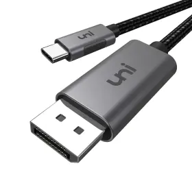 Uni 860009465886 Usb C To Displayport Cable For Home Office 4k 60hz 2k 165hz Sturdy Alum Inch