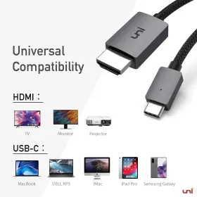 Ua115-23 Uni Usb-c To Hdmi Cable - Usb Type-c Adapter 4k 15-feet #2