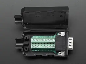 Db-15 Uniquers 706693367658 De-15 Vga Male Plug To Terminal Block Breakout