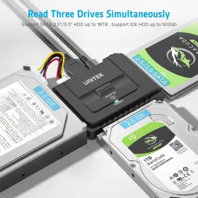 Unitek 894160003461 Usb 3.0 To Ide And Sata Converter External Hard Drive Adapter Kit For Univers #2