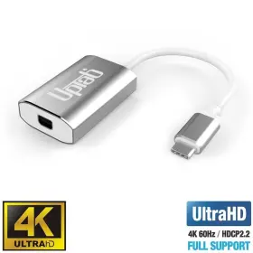 Up-usbc1009 Uptab Usb-c To Mini Displayport Adapter 4k 60hz - Silver