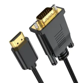 Oq5u02a Urelegan Hdmi To Vga Cable 3.3 Feet Cord Male 1080p Hd