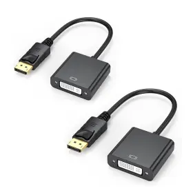 Tvpr2 Urelegan Displayport To Dvi Adapter Cable 2-pack Dp Display Port Dvi-i 24 5 Single