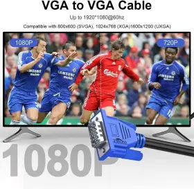 Uv-cable 755673748604 Vga To Monitor 5 Feet Male Cord 1080p Full Hd High Resolution #3