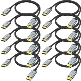 Ac-a-125 Uv-cable Displayport Cables 10-pack Display Port 6ft Braided Dp To 3d Hdr