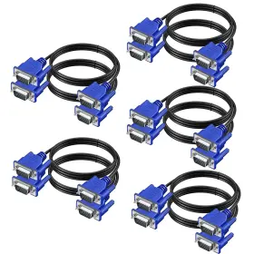 Auceit-au67 Uv-cable Vga 10-pack 3ft Monitor Male To Cord - 1080p Full Hd High Re