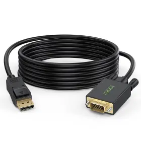 Uvooi 756040910150 Displayport To Vga Cable 15ft Gold Plated Dp Male-male Adapter
