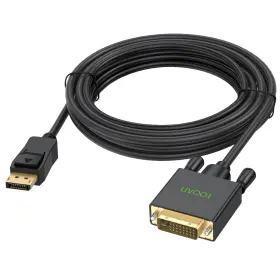 Uvooi 756040910280 Displayport To Dvi Cable 15 Feet Dp Dvi-d Male Adapter Comp
