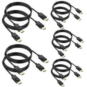 Uvooi 756040910884 4k Displayport Cable 3ft 10-pack Display Port To Fo