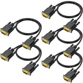 Gfuso06k Uvooi Vga Cables 6ft 5-pack Monitor Computer Cable 1080p60hz Full Hd 15pi