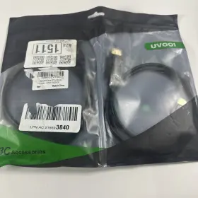 Ta0205-2p Uvooi Display Port Cable 3ft For Monitor Projector 2 Pack