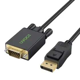 Uvooidirect 308075282629 Display Port To Vga Cable 6ft Displayport Dp Male Adapter Cord Goldplated