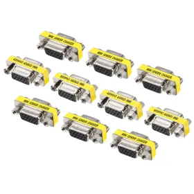 Uxcell 745060262790 Vga Coupler Gender Changer Connector Female To Adapter Pack Of 10