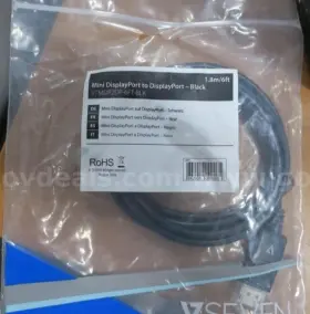 V7mdp2dp6ftblk1e V7 Lot Of 18 1.8m Mini-displayport To Displayport Cable - Black New