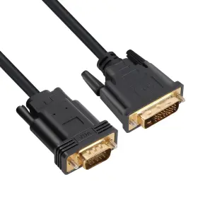 Vcom 895182253308 Active Dvi To Vga Cable 6ft Male Adapter With Chip Dual