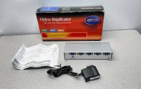 Cvm-410s Vga 4 Port Video Splitter Duplicator Xvga Svga Multisync 450mhz 200 Ft