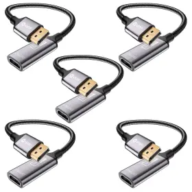Vioy 794677168490 Displayport To Hdmi Adapter 5 Pack 4k 30hz Uni-directional Dp Source Male