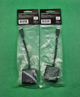900743 Visiontek Lot Of 2 Mini Hdmi To Vga Active Adapter #2