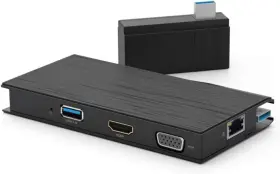 901200 Visiontek Products Llc Vt100 Portable Usb-a Dual Monitor Hub - 1x Hdmi Vga 2x Usb Ports