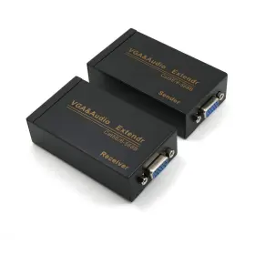 Vkband 696964148638 Vga Extender Over Cat6 Up To 328ft / 100m Extension Adapter Rj45 Ethern