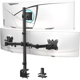 Wali 811278027367 Triple Monitor Mount For Up To 49 Inch Ultrawides On Top Bracket And 32