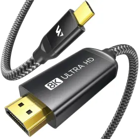 Warrky-av-ch21 Warrky Usb C To Hdmi 2.1 Cable 8k 60hz 4k 240hz/120hz Gold-plated Plug Aluminum