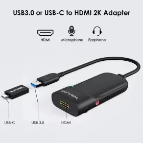 Ug3501h Wavlink - Usb 3.0 To Hdmi External Video Card Audio Port Universal Adapter
