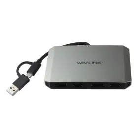 Wl-ug69dh2 Wavlink Universal Dual Display Adapter - Silver