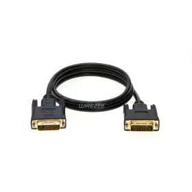 7545889105 Wirezee Dvi-d Cable Dual Link 24 1 Pin 3ft Male To Dvi Computer
