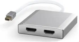 Wjes Technology 726084786783 1x2 Mini Displayport To Dual Hdmi Splitter Adapter Mdp 2 Hub Multi Strea