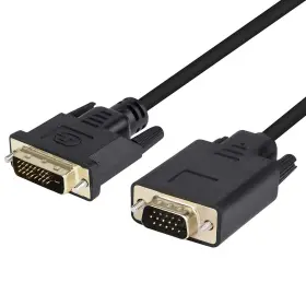 Wonlyus 687345925405 Dvi To Vga Cable Dvi-d 24 1 6 Feet Male Gold-plated Cor