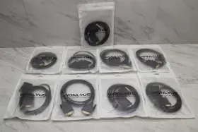 X002auewxz Wonlyus 9 Lot - New Dvi-d Male To Vga 6 Ft Cable Adapter Converter
