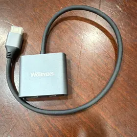 X004bsvzur Woteyeks New Hdmi Male To Usb-c Female Av Adapter Converter Black