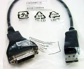 920327-01l Wyse Display Port Lot Of 5 Dvi Cables #2