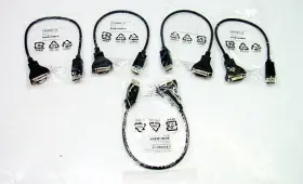 920327-01l Wyse Display Port Lot Of 5 Dvi Cables