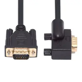 Db-007-le-1.0m-xy Xiwai 1m 90 Vga Rgb Cable Left Angled Male To Straight 3coax 6c Monitor