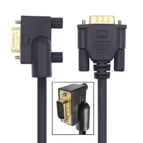 Db-007-ri-1.0m-xy Xiwai 1m 90 Vga Rgb Cable Right Angled Male To Straight 3coax 6c Monitor