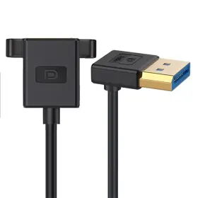 Dp-024-up-0.3m-xy Xiwai Up Angled Displayport 1.4 Extension Cable Dp Male To Female 8k 60hz 30cm