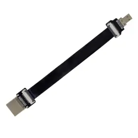 Hd-194-bk-0.2m-xy Xiwai Cyfpv Hdmi Male To Micro Extension Fpc Flat Cable 1080p For F