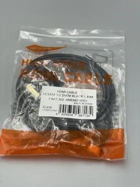 Hmdm018301 Yellow Knife Hdmi To Dvi Cable M Gold Plated For Hdtv Plasma Dvd Project