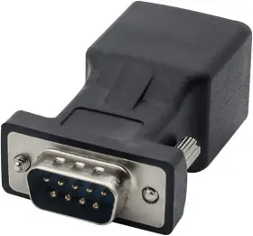 Rj45-db9c Yiovvom Vga Extender Converter Adapter Cat5/cat6/rj45 Db9 9-pin 9 Pin Male #3
