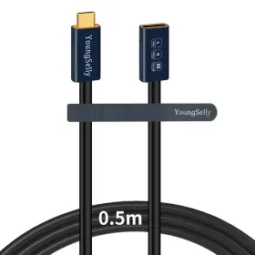 Ylc-f05 Youngselly Female To Male 1.64ft Usb C Cable Compatible With Thunderbolt 4/3
